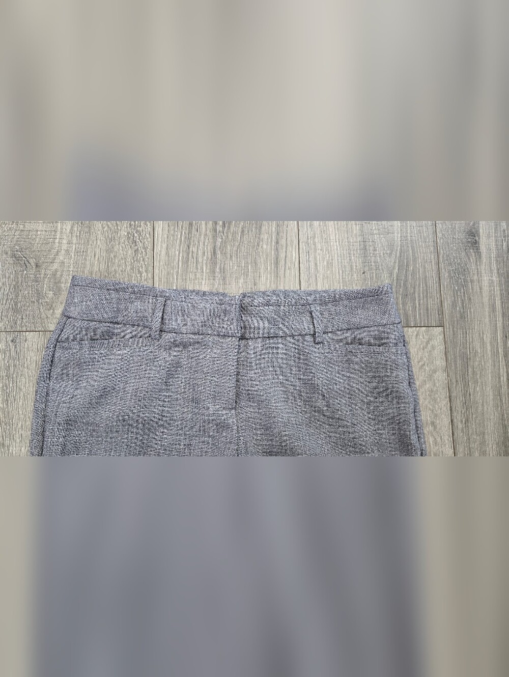 Amanda & Chelsea Heathered Light Gray Dress Pants #572 - Picture 7 of 8